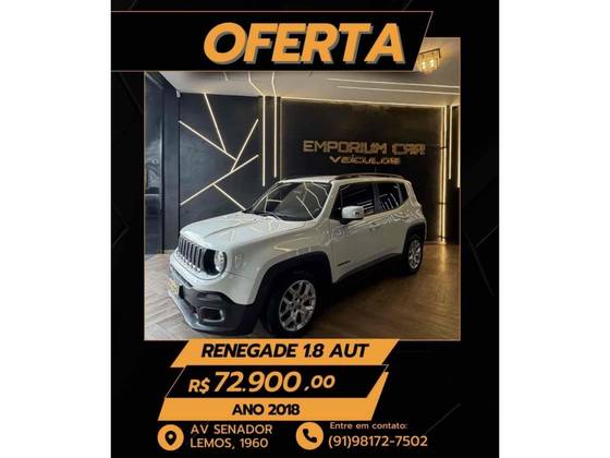 JEEP RENEGADE 1.8 16V FLEX SPORT 4P AUTOMÁTICO